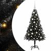 vidaXL Weihnachtsbaum Schwarz 120 cm PVC