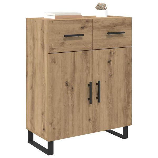 vidaXL Sideboard Artisan-Eiche 69,5 x 34 x 90 cm Holzwerkstoff