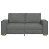 vidaXL 2-Sitzer Sofa Dunkelgrau 180x78x84 cm Stoff