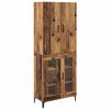 vidaXL Highboard Altholz 69,5 x 34 x 180 cm Holzwerkstoff