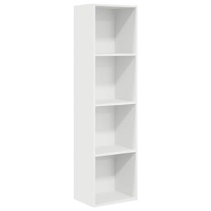 vidaXL B&uuml;cherregal Wei&szlig; 40x30x152 cm Holzwerkstoff