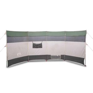vidaXL Camping-Windschutz Gr&uuml;n 366x152x152 cm Wasserdicht