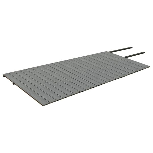 vidaXL WPC Terrassendielen mit Zubeh&ouml;r Braun und Grau 40 m&sup2; 2,2 m