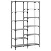 vidaXL B&uuml;cherregal Grau Sonoma 100x32x170 cm Holzwerkstoff und Eisen