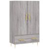 vidaXL Highboard Grau Sonoma 69,5x31x115 cm Holzwerkstoff
