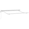 vidaXL Einziehbare Markise Creme 300 x 200 cm Polyester und Aluminium