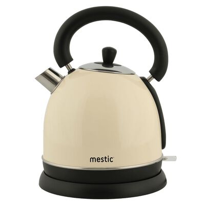 Mestic Wasserkocher MWC-180 Retro 1,8 L Creme und Schwarz