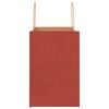 vidaXL Papiertragetaschen 250 Stk. mit Henkeln Rot 26x17x25 cm