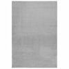 vidaXL Teppich Waschbar Flauschig Kurzflor 160x230 Rutschfest Grau