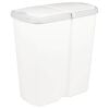 vidaXL M&uuml;lltonne Wei&szlig; 48,5 x 28 x 51 cm PP