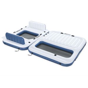 Bestway Hydro-Force Schwimmende Insel 2 stk. PVC Wei&szlig; und Blau