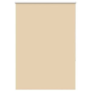 vidaXL Verdunkelungsrollo Beige 90x130cm Stoffbreite 85,7 cm Polyester