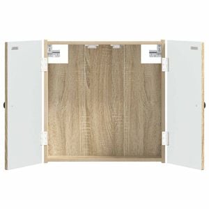 vidaXL Dartboard Schrank BREDA Sonoma-Eiche 52,5 x 10,5 x 53,5 cm