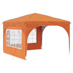 vidaXL Pop-up Partyzelt 290 x 290 x 245 cm Orange Oxford-Stoff