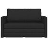 vidaXL Schlafsofa 110cm Schwarz Stoff