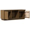 vidaXL TV-Schrank Honigbraun 110,5x35x44 cm Massivholz Kiefer