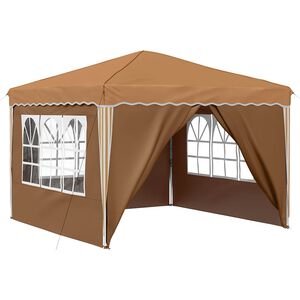 vidaXL Pop-up Partyzelt Beige 288 x 288 x 245 cm Oxford-Stoff