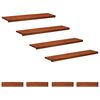 vidaXL Treppenstufen 8 stk. 110 x 25 x 2 cm Braun Massivholz Buche