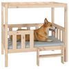 vidaXL Hundebett 95,5x73,5x90 cm Massivholz Kiefer