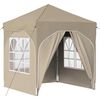 vidaXL Pop-up Partyzelt 192 x 192 x 245 cm Creme