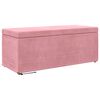 vidaXL Hocker Rosa 101 x 41 x 40 cm Samt und Engineering Holz