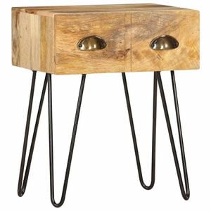 vidaXL Nachttisch 40x30x50 cm Mango Massivholz