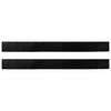 vidaXL Selbstklebende T&uuml;rb&uuml;rstendichtungen 2 pcs Schwarz 100 cm