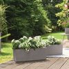 LECHUZA Blumenkasten BALCONERA Stone 50 ALL-IN-ONE Grau