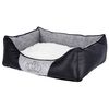 Kerbl Hundebett Chiara 55 x 45 cm Grau und Schwarz 80361