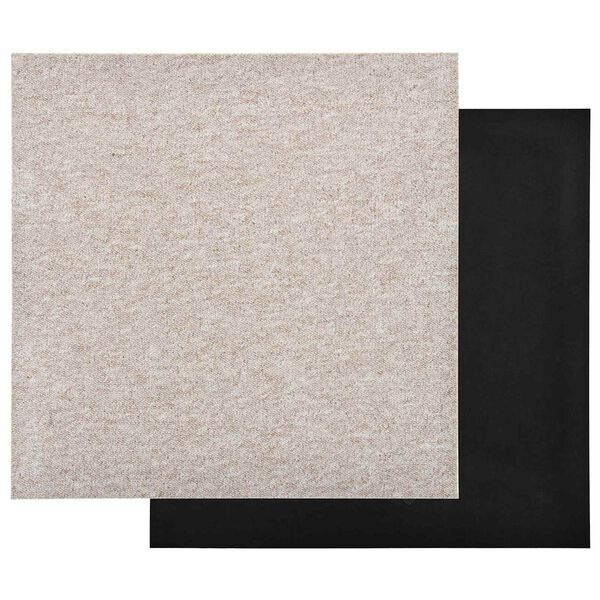 vidaXL Teppich 20 pcs Hellbeige 50 x 50 cm 100% Polypropylen