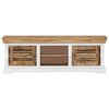 vidaXL TV-Schrank 118x30x40 cm Massivholz Mango