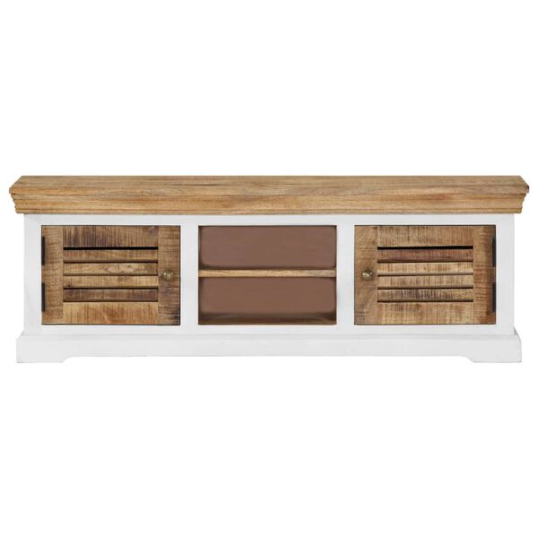 vidaXL TV-Schrank 118x30x40 cm Massivholz Mango