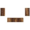 vidaXL TV-Schrankset 4 pcs Altholz Holzwerkstoff