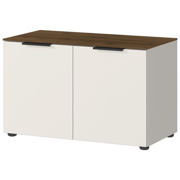 Germania Schuhbank GW-California 40x75x48 cm Kaschmir und Walnuss