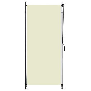 vidaXL Au&szlig;enrollo 100 x 270 cm Creme