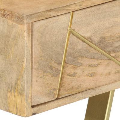 vidaXL Schreibtisch mit Schubladen 100×55×75 cm Massivholz Mango