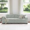 vidaXL 3-Sitzer-Sofa Hellgrau 220x78x80 cm Samt