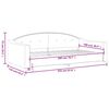 vidaXL Tagesbett Taupe 100x200 cm Stoff