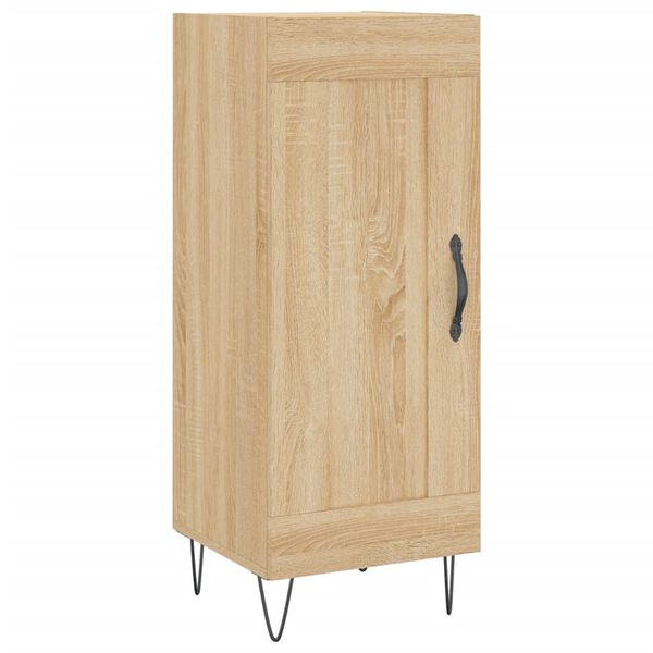 vidaXL Sideboard Sonoma-Eiche 34,5x34x90 cm Holzwerkstoff
