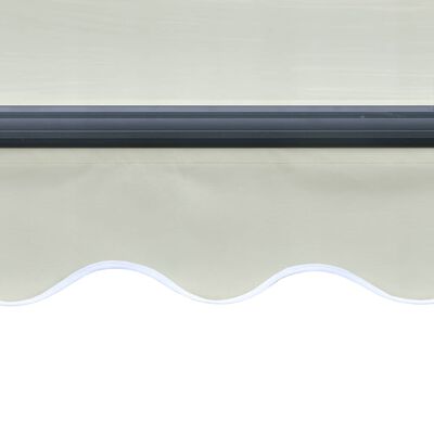 vidaXL Einziehbare Markise mit Windsensor & LED 300x250cm Creme