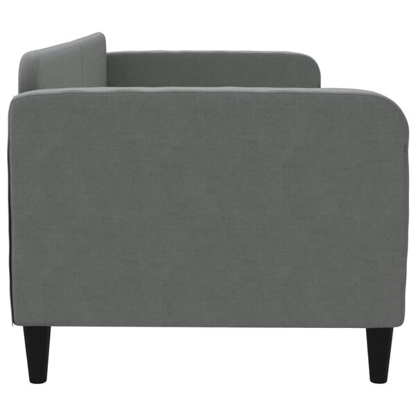 vidaXL Tagesbett Dunkelgrau 80x200 cm Stoff