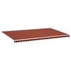 vidaXL Ersatzstoff f&uuml;r Markise Orange und Braun 600x350 cm Polyester