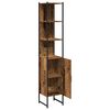 vidaXL Badezimmerschrank Altholz 33 x 33 x 185,5 cm Holzwerkstoff
