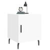 vidaXL Nachttisch Wei&szlig; 40x40x50 cm Holzwerkstoff