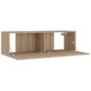 vidaXL 8-tlg. TV-Schrank-Set Sonoma-Eiche Holzwerkstoff