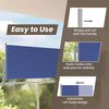 vidaXL Ausziehbare Seitenmarkise 100x300 cm Blau
