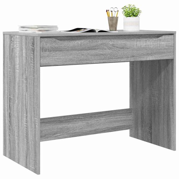 vidaXL Schreibtisch Graues Sonoma 100 x 50 x 78 cm Holzwerkstoff
