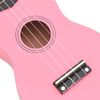vidaXL Sopran-Ukulele-Set mit Tasche für Kinder Rosa 21"