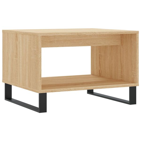 vidaXL Couchtisch Sonoma-Eiche 60x50x40 cm Holzwerkstoff