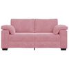 vidaXL Zweisitzer-Sofa Rosa 140 cm Samt